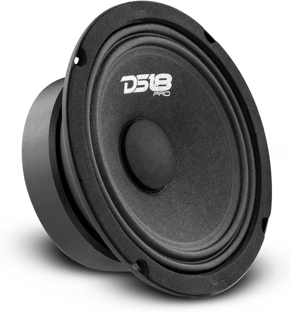 DS18 PRO-GM6SE Loudspeaker, 6.5", Midrange, Sealed Back, 480W Max, 140W RMS, 8 Ohms, Premium Quality Audio