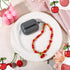 Lusofie cherry phone charm Universal - phone charm wrist strap For Cases Camera Bags Keychains - Cell Phones beaded
