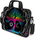 AMARY 13" 13.3" Laptop Sleeve Chromebook Case with Adjustable Shoulder Strap and Accessory Pocket (Colorful Tree)