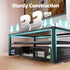 Simple Trending Metal Monitor Stand Riser with Drawer for Laptop, Computer, iMac, Black