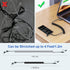 USB-C and Lightning Cable 4 in 1 Combo - MFi Certified Coiled iPhone Charger Cord for Apple Carplay & Android Auto