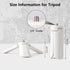 MUZIRI KINOKOO Mini Tripod for Fuji Instax Pal with 1/4 Inch Screw - Compatible for Polaroid PAL/EVO/70/LOMO Instant Camera - Portable Camera Tripod with Slip Resistant Rubber Footpads - White