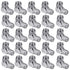 Right Angle Coaxial Connector, 50 Pcs F Type Female to Male Adapter for RG59/RG6 Coax Cable