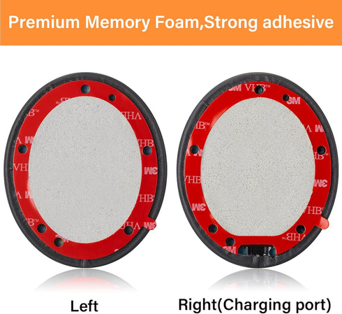 Replacement Ear Pads for Beats Studio 3, Wireless Earpads for Beats Studio 2, Beats Studio 3 (Titanium Grey)