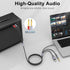 USB C 3.5mm and Lightning to Dual 6.35mm 1/4" TS Mono Stereo Y-Cable, 3 in 1 Dual 1/4 inch Audio Cable for iPhone