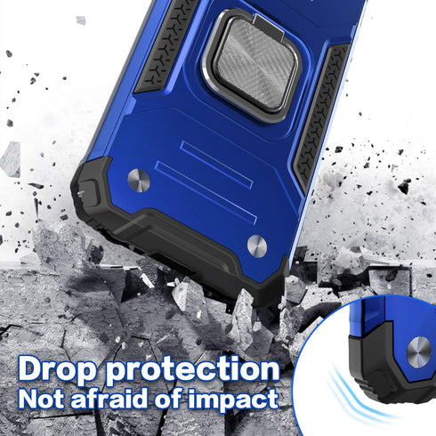 Galaxy A52 5G Case with Screen Protector, Shockproof Drop Test Cover with Car Mount Kickstand, Lightweight Protective