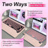 Raisetip 15.6") Universal Laptop Keyboard Cover for Long Nails - Comes with a Separate DIY Film, Raised Keyboard