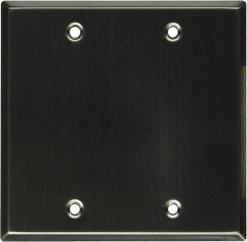 Seismic Audio Stainless Steel SA-PLATE15 Blank Gang Wall Plate