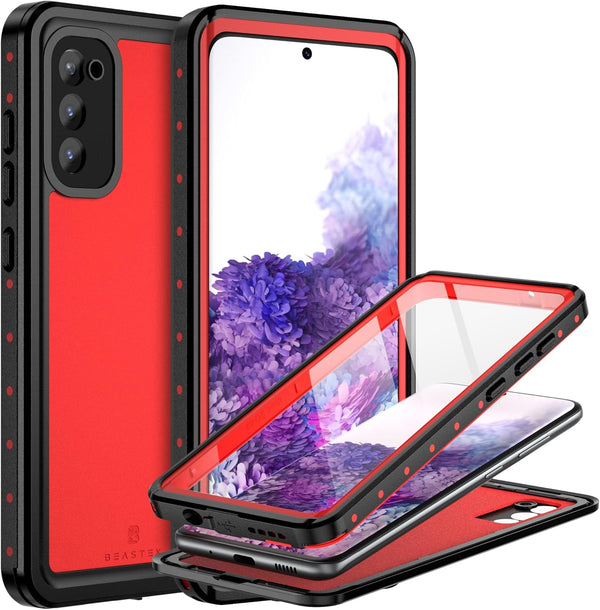 BEASTEK for Samsung Galaxy S20 Waterproof Case, NRE Series, Shockproof Underwater IP68 Case with Built-in Screen
