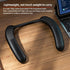 VANPEUSO 5.3 3D 5 oz, Neck Speakers, Bluetooth Neckband Speakers, Stereo Surround Sound, Built-in Mic, Black