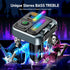Bluetooth 5.3 FM Transmitter Car Adapter - SOARUN Car Charger 57W, Wireless FM Radio Transmitter, Hands-Free Calling