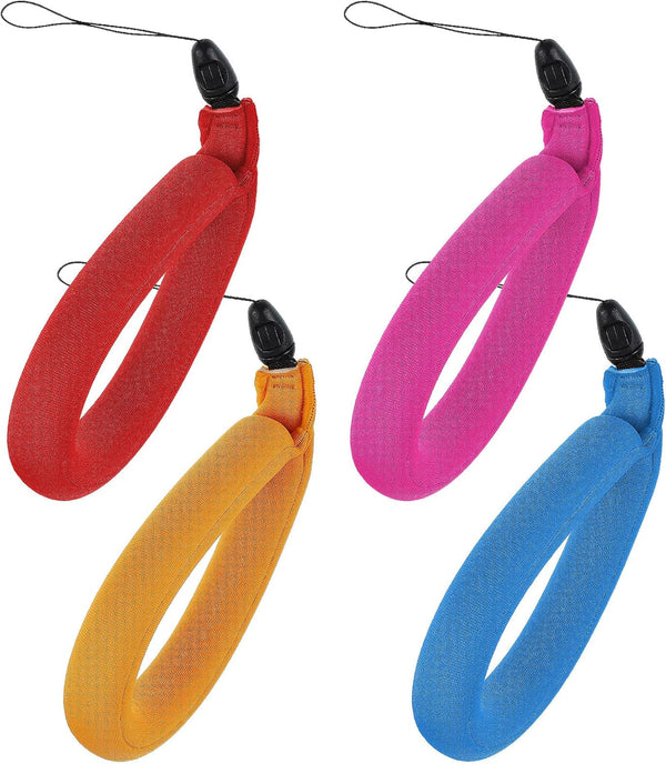 Weewooday 4 Pieces Waterproof Camera Float Strap, Universal Floating Wrist Strap for Underwater Phone Pouch Case