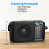 Gelielim Radio Portable AM FM with Bluetooth - Loud Speaker, Plug in Wall or Battery Powered, Great Gifts for Seniors