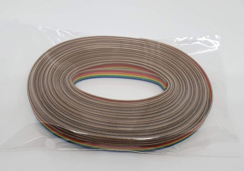 Pc Accessories Connectors Pro 20 Feet IDC 6P Rainbow Color Flat Ribbon Cable for 2.54mm Pitch