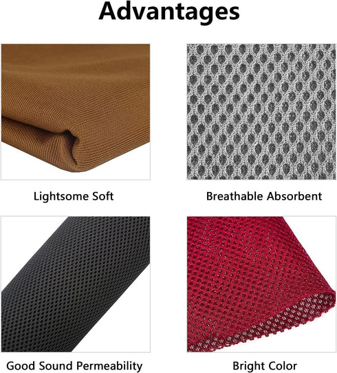 Speaker Grill Cloth Stereo Fabric Replacement for Acoustic Equipment, Dustproof, Scratch-Resistance, Protection and