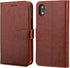Bocasal Wallet Case for iPhone Xr, PU Leather Magnetic Detachable Kickstand Shockproof Cover with Wrist Strap