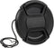 Fotodiox Inner Pinch Lens Cap, 86mm, with Cap Keeper
