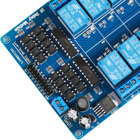 SainSmart 16-Channel Relay Module Board for Arduino, DSP, AVR, PIC, ARM, 12V