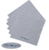 12-Pack 4.75 4.75 Inches Wisdompro x Microfiber Cleaning Cloth for Camera Optical Lens, Glass, Cell Phone, iPad