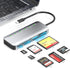 Memory Stick Pro Duo Card Reader, 7 in 1 USB C Adapter for SD/TF/CF/XD/MS, Multi Card Reader for Camera & Laptop
