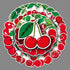 50pcs Cherry Stickers Vinyl Red Fruits Stickers for Water Bottle, Laptop, Skateboard, Cute Waterproof Aesthetic Decals
