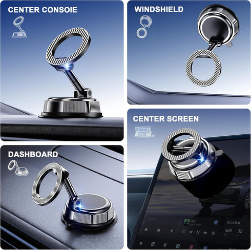 Qifutan for MagSafe Car Phone Holder Mount Phone Mount for Car Windshield Dashboard Air Vent Universal Hands Free