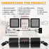 Motorcycle Speaker Systems BT Waterproof Stereo Speakers Bar Mount 7/8-1.25 inch with AUX-in, USB, microSD, FM Radio