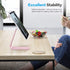 OMOTON Adjustable Tablet Stand for Desk, T2 Tablet Holder with Longer Arms for iPad Pro/Air/Mini, Rose Gold