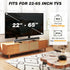 5Rcom 22 65 inch 88lbs, 800 500mm TV Stand Mount, Universal TV Stand Tabletop for to Plasma LCD LED Flat Screen TVs