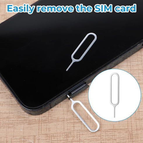 Qianyu 17 Set, PCS SIM Card Removal Tool Stainless Steel Phone Tray Opener Pin SIM Card Pin Universal SD Cards Tray