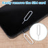 Qianyu 17 Set, PCS SIM Card Removal Tool Stainless Steel Phone Tray Opener Pin SIM Card Pin Universal SD Cards Tray