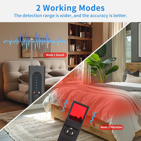 Hidden Camera Detectors, Portable Spy Camera Detector, RF Detector, Hidden Bug and Camera Detector for Travel and Hotel