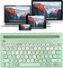 HUO JI Wireless Keyboard, Multi-Device Bluetooth and 2.4G Dual Mode for iPad, Switch, PC, Smart TV, MacBook, Green