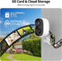 Tziarp 2K 2-Way (2.4GHz UHD Smart Wireless Security Camera Indoor/Outdoor,Battery Powered WiFi Camera with Color Night