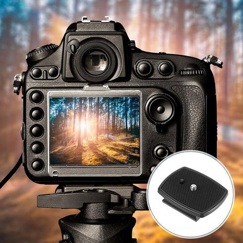 Zelphvt 2 43mm pcs Tripod Quick Release Plate Camera Quick Release Plate Replacement Tripod Accessories for Tripods