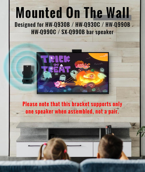 Speaker Wall Mounts for Q930B Q930C Q990B Q990C SX, 3mm Thickened Brackets, 4.33 x 3.54 in