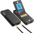 Vofolen for Samsung Galaxy S24 Plus Wallet Case with Card Holder, Crossbody Lanyard Strap, Protective Flip Case - Black