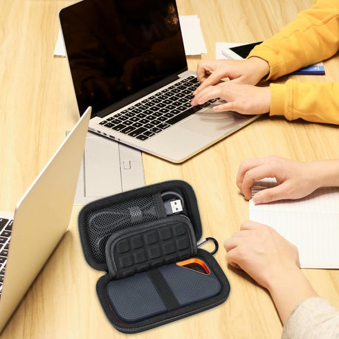 Lacdo Hard Carrying Case for SanDisk Extreme Pro/SanDisk Extreme Portable External SSD, 500GB 1TB 2TB 4TB USB-C, EVA