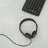 Egghead Over-Ear Kids' Stereo Headphones with 3.5mm Audio Jack and 4'3" Cord, Adjustable for Kids, Black