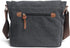 Waterproof Camera Bag/Case, Vintage Canvas Leather Trim DSLR SLR Shoulder Messenger Sling Bag for Nikon, Canon, Sony,