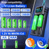 Swanlake 18650 3.7V 18650,26650,21700,18500,18350,16650 1.2V LiFePO4 Battery Charger,LCD Display Charger for Li-ion