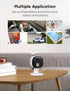 winees Wired 2K Wi-Fi Security Cameras for Home, 2.4G Indoor Camera, Human/Pet AI Detection, Color Night Vision