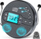 AFU Portable CD Player with 2000mAh Rechargeable Battery-Bluetooth Connect CD Player with 3.5mm