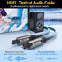 Elecan Optical Audio Cable 100 Ft, Digital Audio Toslink Cable Cord for Home Theater, PS4 & Xbox