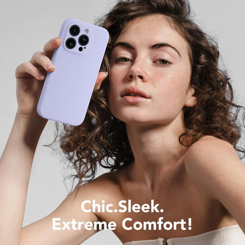 Magnetic Silicone Shockproof Case for iPhone 13 Pro, Compatible with MagSafe, Full Camera Protection with 2 Screen