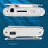 SALALIS MP3 32GB Music Player with Clip, USB & LCD Screen, Supports Memory Card, Earphone & USB Cable (Silver)
