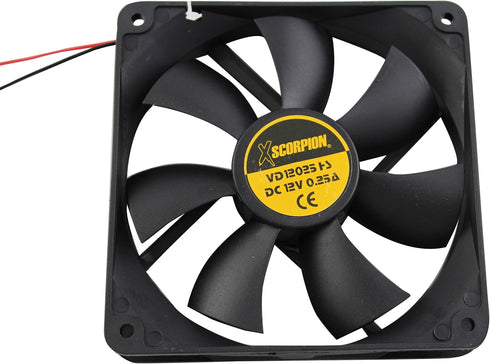 12-Volt FAN61 6-Inch Square Rotary Cooling Fan