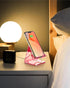 TOPGO 2 Pack Counter, 17 16 15 14 13 12 Acrylic Phone Stand, Pink Phone Holder for Office Desk, Vanity, Kitchen Bedside