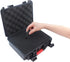 Weatherproof IP67 Hard Case with Customizable Foam for Pistol, GoPro, Camera Accessories, Black, 11 x 9 x 4 Inches