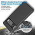 Anloes Case for Google Pixel 6, Heavy Duty Shockproof Dustproof Rugged Defender 3 in 1 Bumper Cover, Black